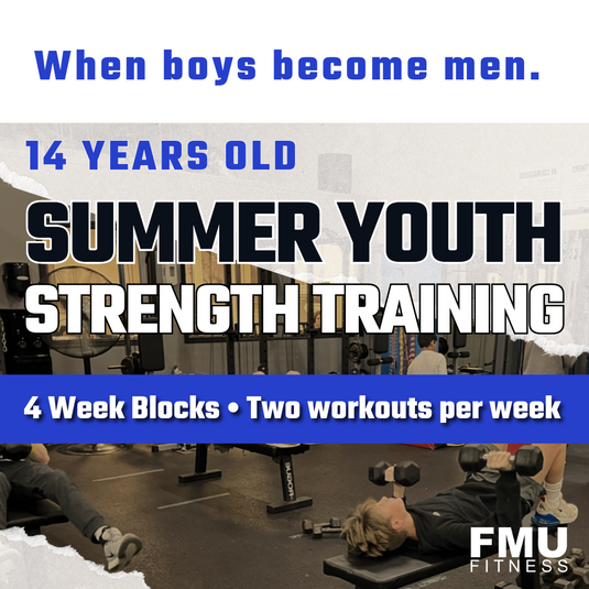 Boys 14 Summer Strength & Muscle Building Mon & Wed 10:30-11:30am (June 9-July 2)