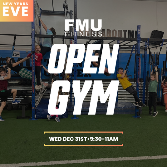 NYE Kids Open Gym Dec 31st 9:30-11am (ages 5+)