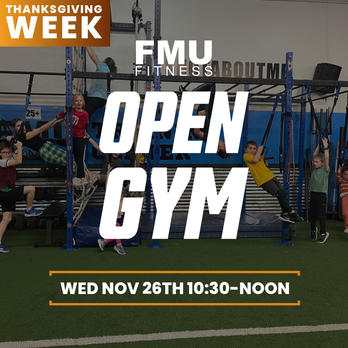 Kids Open Gym Nov 26th 10:30-12:00pm (ages 5+)