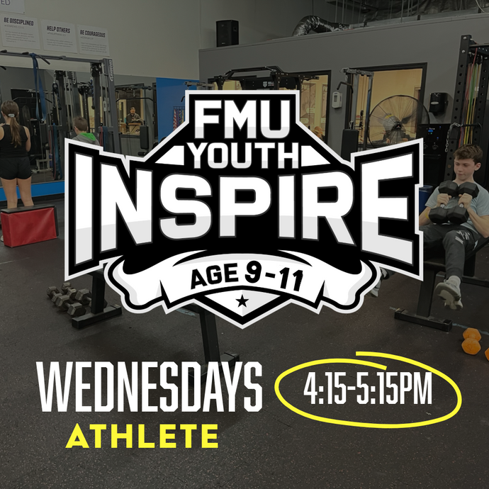 INSPIRE ATHLETE Ages 9-11 Wed 4:15pm (Apr 9- Apr 30)