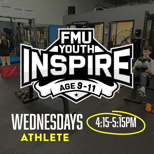 INSPIRE ATHLETE Ages 9-11 Wed 4:15pm (Apr 9- Apr 30)