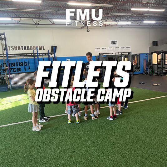 Fitlets Obstacle Camp Ages 5-7 July 9-11th 10:30am-12:00pm